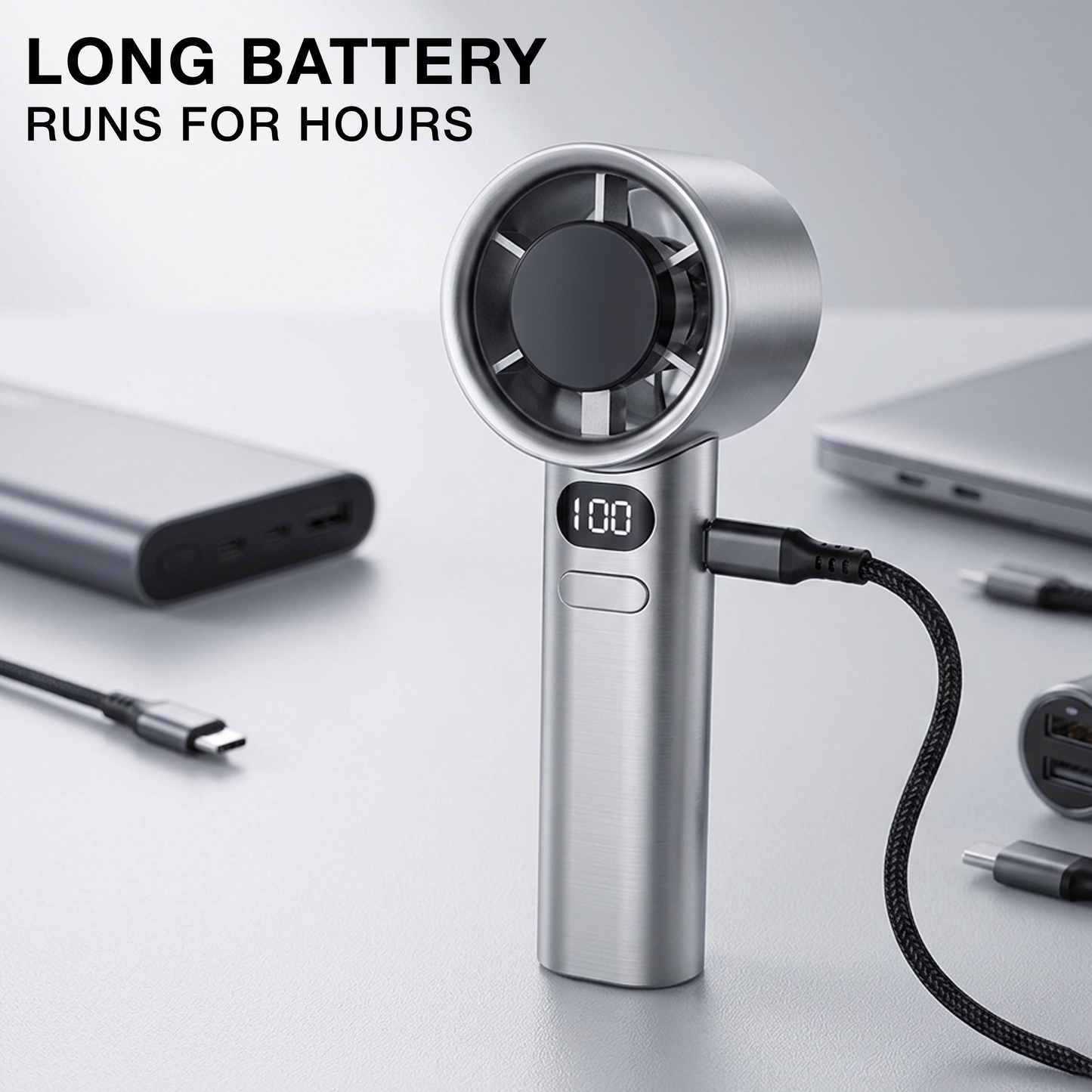 Jupiter Rechargeable Turbo Handheld Fan