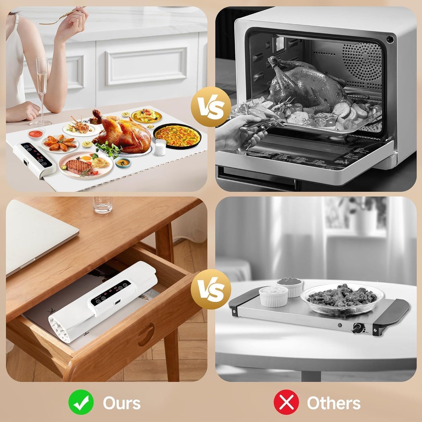 Jupiter WarmPad Food Warming Mat